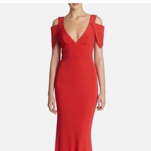 A.B.S. By Allen Schwartz Elegant Red Evening Gown size XS